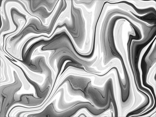 Abstract Calm Black and White Liquify Background