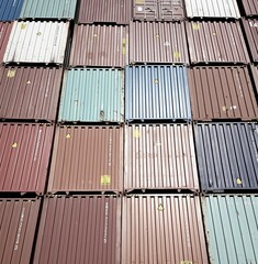stack of shipping containers