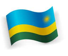 Rwanda national flag