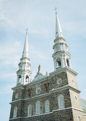 Fototapeta na wymiar Notre-Dame-de-Bonsecours church, LIslet, Québec, Canada