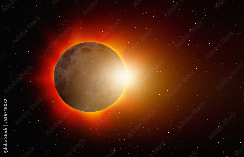 Aufkleber solar eclipse 