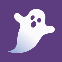 Art illustration background seamless design concept colorful icon symbol logo of ghost boo