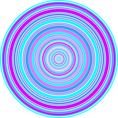 Vivid pinks and blues circles background