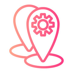 Location gradient icon