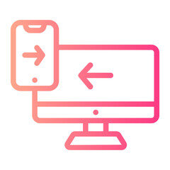 responsive gradient icon