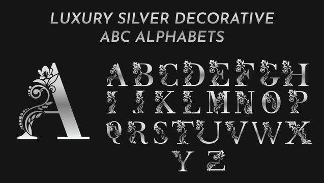 Silver Letters Images – Browse 246,951 Stock Photos, Vectors, and Video