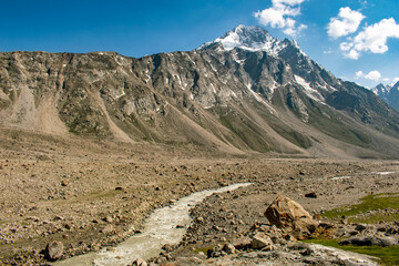 landscape with sky and clouds