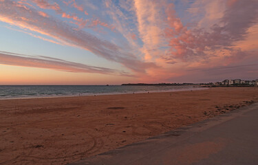 Balade bretonne, coucher de soleil sur Saint-Malo