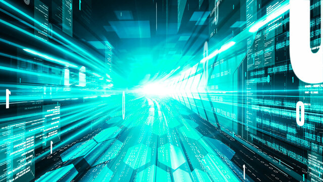 Software development, application programming code and tacit computer coding . Concept of smart digital transformation and technology disruption that changes global trends in new information era .