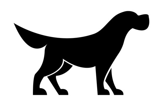 Simple dog symbol PNG image.