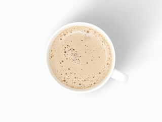 cup of coffee with foam