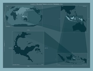 Sulawesi Tengah, Indonesia. Described location diagram