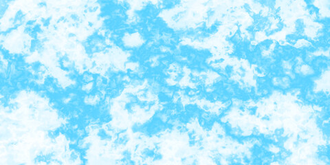 Panorama of blue sky with white clouds. Sky clouds landscape light background.White cumulus clouds formation in blue sky. sunny heaven landscape, bright cloudy sky view from airplane, copy space.><