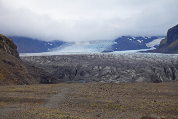 Svínafellsjökull - the glacier in Skaftafell national park, Iceland