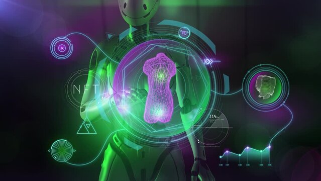 The neural network creates the NFT collection