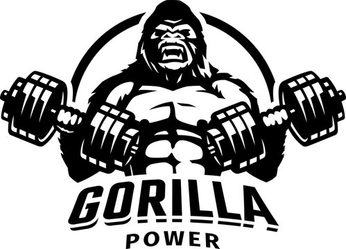 Gorilla Gym Logo Images – Browse 529 Stock Photos, Vectors, and Video |  Adobe Stock