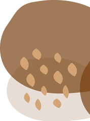 abstract blob shape corner decoration