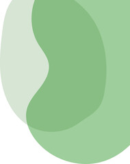 abstract blob shape corner decoration