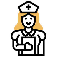 Fototapeta premium nurse icon