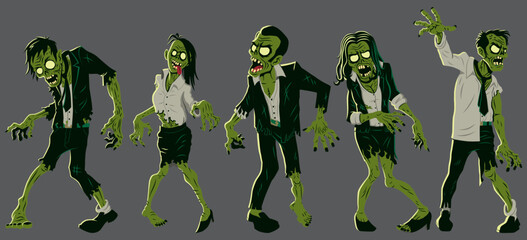 Office Zombie Set