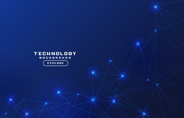 technology particle abstract background