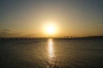 Naklejka premium Sunset Scenery of Miyako Island