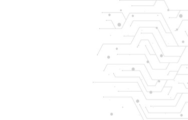 technology modern white background template