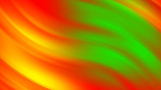 red green and yellow color gradient wave shiny liquid