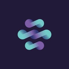 abstract logo design illustration vector template