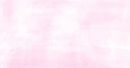 Abstract horizontal watercolor background. Pink color empty space background illustration