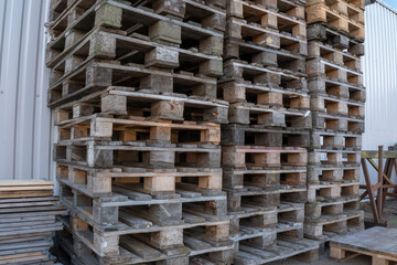 Wooden pallets are almost like firewood.