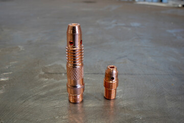 Spare parts for argon burner, ceramic, tungsten, diffuser.