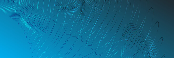 Abstract blue background with lines