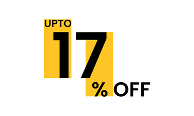 corporate 17 percent off vector, up to 17 percent off sale