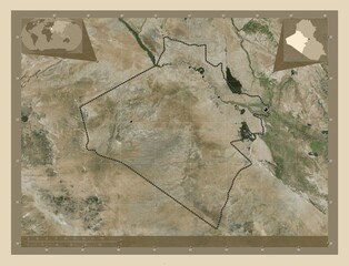 Al-Anbar, Iraq. High-res satellite. Major cities