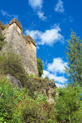 old castle on the hill