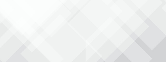 Abstract white and grey geometric overlapping square pattern, design of technology background with shadow. Vector illustration. You can use for add, poster, design artwork, template, banner, wallpaper