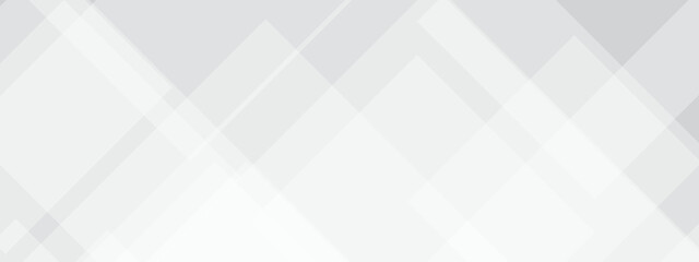 Abstract white and grey geometric overlapping square pattern, design of technology background with shadow. Vector illustration. You can use for add, poster, design artwork, template, banner, wallpaper