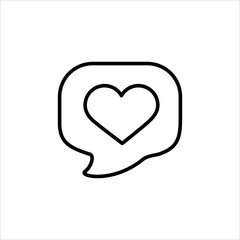 Art illustration abstract icon logo charity and solidarity emblem symbol love heart bubble