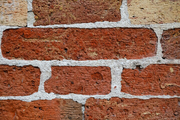 An old red brick wall