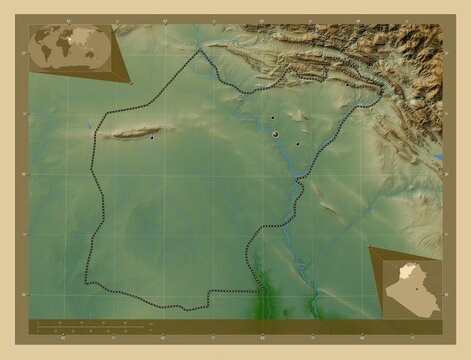 Ninawa, Iraq. Physical. Major cities
