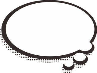 Comic book speech bubble