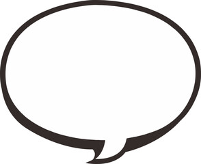 Comic book speech bubble