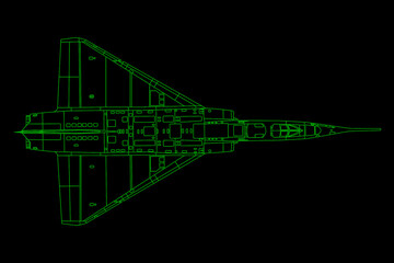 Avion de ala delta de bombardeo estratégico Mirage IV