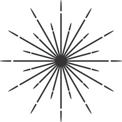 Abstract geometric memphis element vector