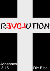 Kreuz Revolution schwarz