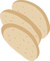 Sliced Bread Toast Bun Bakery
