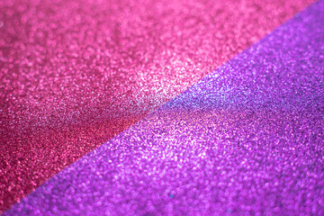 Fototapeta na wymiar Pink Magenta and Purple Glitter Sparkle Background