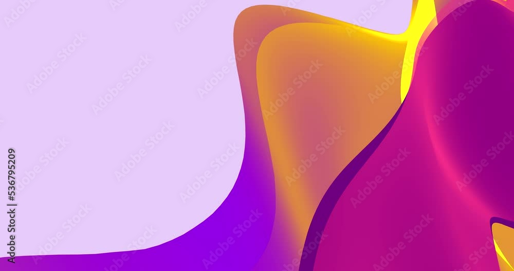 Poster looped abstract purple, ultraviolet fancy waves background. bright background wallpaper in loop. mod