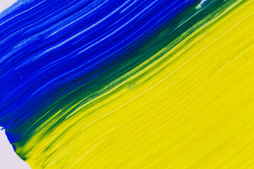 acrylic paint texture background ukranian flag